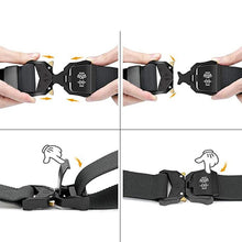 Laden Sie das Bild in den Galerie-Viewer, Taktischer elastischer Gürtel aus Aluminiumlegierung