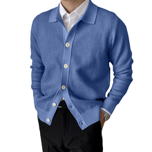 Laden Sie das Bild in den Galerie-Viewer, Einfarbige Strickjacke mit Knöpfen