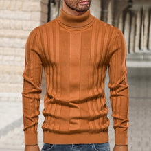 Laden Sie das Bild in den Galerie-Viewer, Lässiger Strickpullover mit Rollkragen für Herren