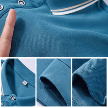 Laden Sie das Bild in den Galerie-Viewer, Einfarbiges Poloshirt mit Revers