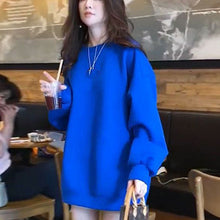 Laden Sie das Bild in den Galerie-Viewer, Lockerer Dicker Pullover mit Rundhalsausschnitt