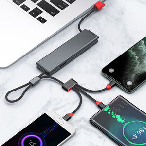 3-in-1 faltbares Ladekabel