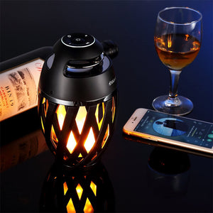 Bluetooth kabelloser wasserdichter Flammenlautsprecher