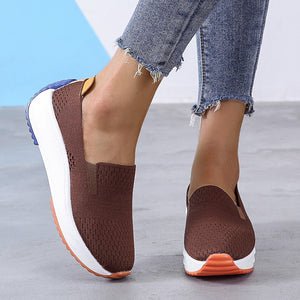 Damen Frühling und Herbst bequeme Freizeitschuhe