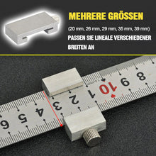 Laden Sie das Bild in den Galerie-Viewer, Präzises Markierungslineal mit Arretierung