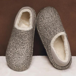 Warme Plüsch-Baumwollschuhe für Herren