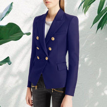 Laden Sie das Bild in den Galerie-Viewer, Stilvoller Zweireihiger Blazer