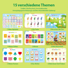 Laden Sie das Bild in den Galerie-Viewer, Montessori beschäftigtes Buch für Kleinkinder