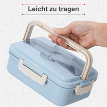 Laden Sie das Bild in den Galerie-Viewer, Tragbare Brotdose Aus Weizenstrohmaterial