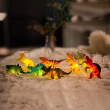 Laden Sie das Bild in den Galerie-Viewer, LED Emaille Dinosaurier Kinderzimmer Dekorative Lichterkette