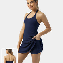 Laden Sie das Bild in den Galerie-Viewer, Ärmelloses Sport Tenniskleid Für Damen