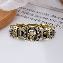 Laden Sie das Bild in den Galerie-Viewer, Stilvoller Kugelförmiger Totenkopfring