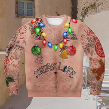 Laden Sie das Bild in den Galerie-Viewer, Sweatshirt mit Weihnachtsdruck
