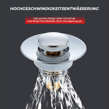 Laden Sie das Bild in den Galerie-Viewer, Universeller Abflussfilter aus Edelstahl für Waschbecken
