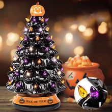 Laden Sie das Bild in den Galerie-Viewer, Glühender Weihnachtsbaum mit Halloween-Thema