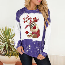 Laden Sie das Bild in den Galerie-Viewer, Weihnachten Rundhalsausschnitt Print Sweatshirt