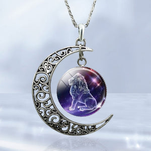 Sternzeichen Mond Halskette