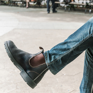 Handgefertigte Vintage-Chelsea-Stiefel für Herren und Damen