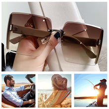 Laden Sie das Bild in den Galerie-Viewer, Modische Quadratische Sonnenbrille