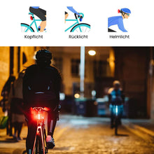 Laden Sie das Bild in den Galerie-Viewer, USB Kreatives aufladbares Fahrradrücklicht