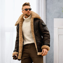 Laden Sie das Bild in den Galerie-Viewer, Herren Dicke Mittellange Jacke