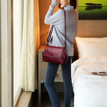Laden Sie das Bild in den Galerie-Viewer, Damen Lässige klassische Umhängetasche mit großem Fassungsvermögen