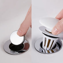 Laden Sie das Bild in den Galerie-Viewer, Keramisches Waschbecken hüpfender Abfluss