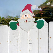Laden Sie das Bild in den Galerie-Viewer, Weihnachtsthema Zaun Dekoration