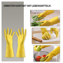 Laden Sie das Bild in den Galerie-Viewer, Gelbe Gummi-Reinigungshandschuhe
