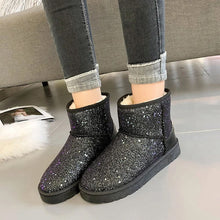 Laden Sie das Bild in den Galerie-Viewer, Pailletten-Schneestiefel für Damen