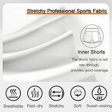 Laden Sie das Bild in den Galerie-Viewer, Fashion Women’s Quick-Dry Tennis Pant-Skirts