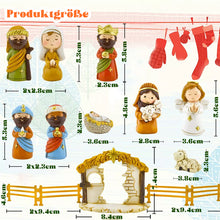 Laden Sie das Bild in den Galerie-Viewer, 24 Tage Weihnachtskrippe Set