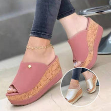 Laden Sie das Bild in den Galerie-Viewer, Neue Modische Sandalen mit hohen Absätzen