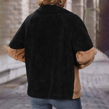 Laden Sie das Bild in den Galerie-Viewer, Cardigan-Jacke mit Farbblock-Panel