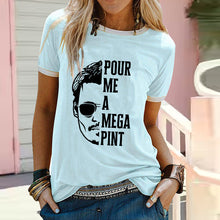 Laden Sie das Bild in den Galerie-Viewer, Bedrucktes T-Shirt für Damen