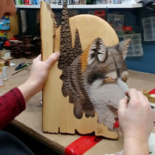 Laden Sie das Bild in den Galerie-Viewer, Tier Dekoration Handwerk aus Holz