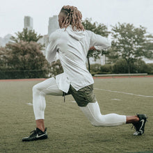 Laden Sie das Bild in den Galerie-Viewer, Herren Fitnessshorts - mit Elasthan Leggings