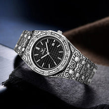 Laden Sie das Bild in den Galerie-Viewer, Wasserdichte klassische Quarzuhr für Herren