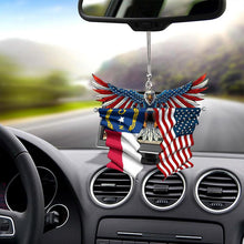 Laden Sie das Bild in den Galerie-Viewer, Adlerflagge Hängendes Ornament für Auto