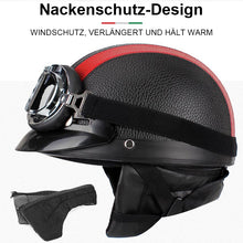 Laden Sie das Bild in den Galerie-Viewer, Motorradhelm mit Schutzbrille
