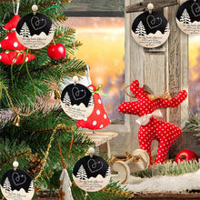 Laden Sie das Bild in den Galerie-Viewer, Weihnachtsbaum-Doppelanhänger aus Holz