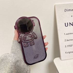 Handyhülle mit Astronautenständer für iPhone