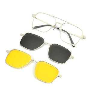3 in 1 Magnetisch polarisierte Sonnenbrille