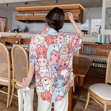 Laden Sie das Bild in den Galerie-Viewer, Glückliches Katzen-Shirt