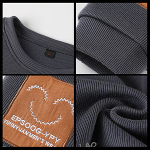 Lässiges Sport-Sweatshirt mit Rundhalsausschnitt für Herren