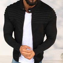 Laden Sie das Bild in den Galerie-Viewer, Stilvolle Einfarbige Faltenjacke