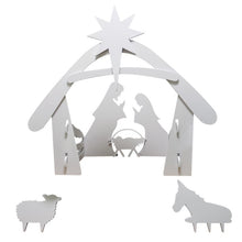 Laden Sie das Bild in den Galerie-Viewer, Weihnachten jesus Szene Hof Grafikkarte