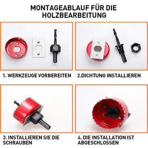 DIY Lochsäge Bohrer Set