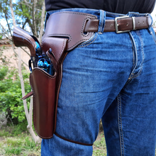 Laden Sie das Bild in den Galerie-Viewer, Retro Leder Holster Gürteltasche mit Gürtelschlaufe