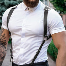 Laden Sie das Bild in den Galerie-Viewer, Herren Rückhaltegurt aus Leder